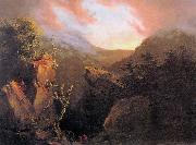 Thomas Cole Mountain Sunrise oil on canvas